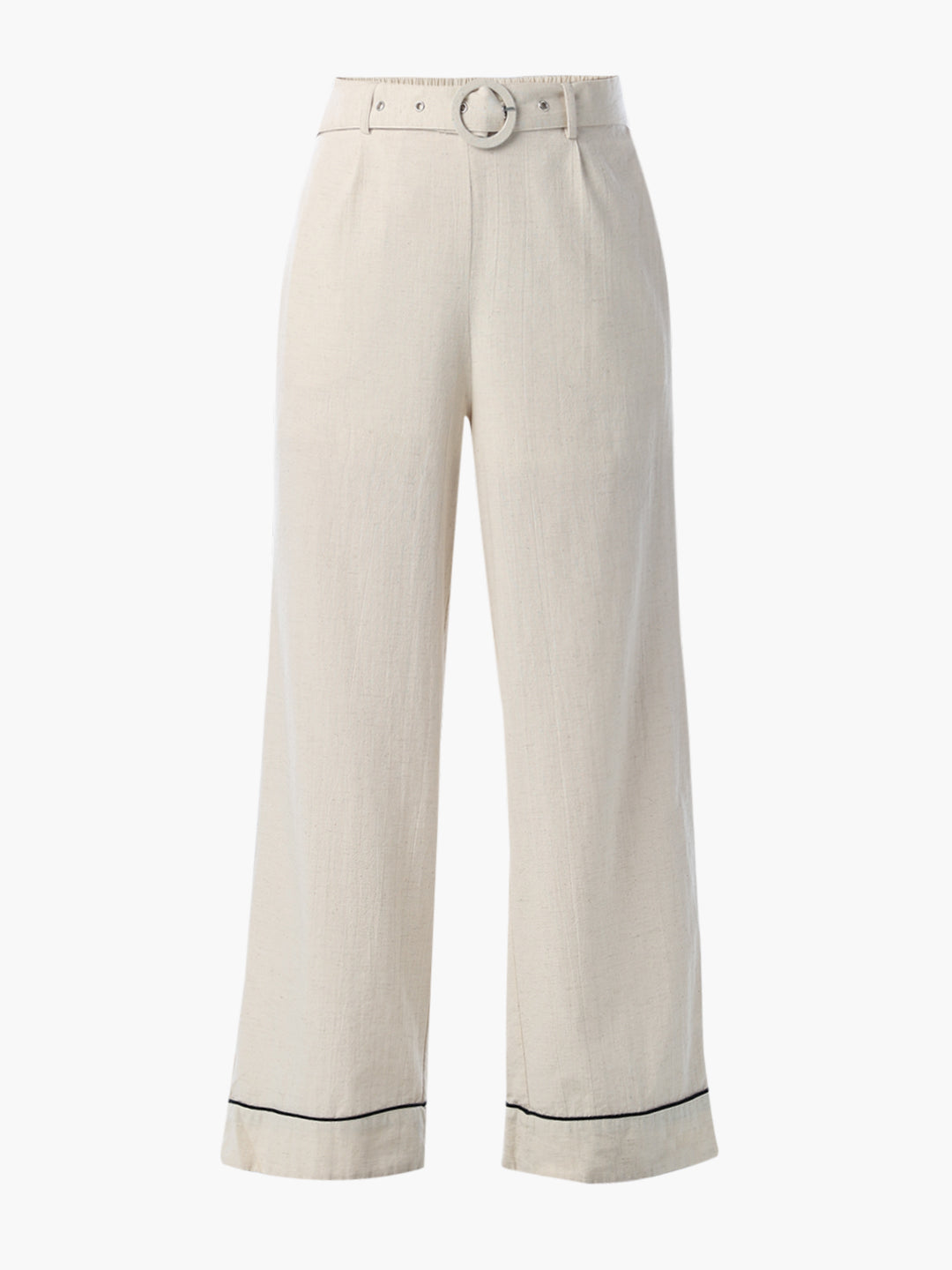 Belted Wide Leg Pants