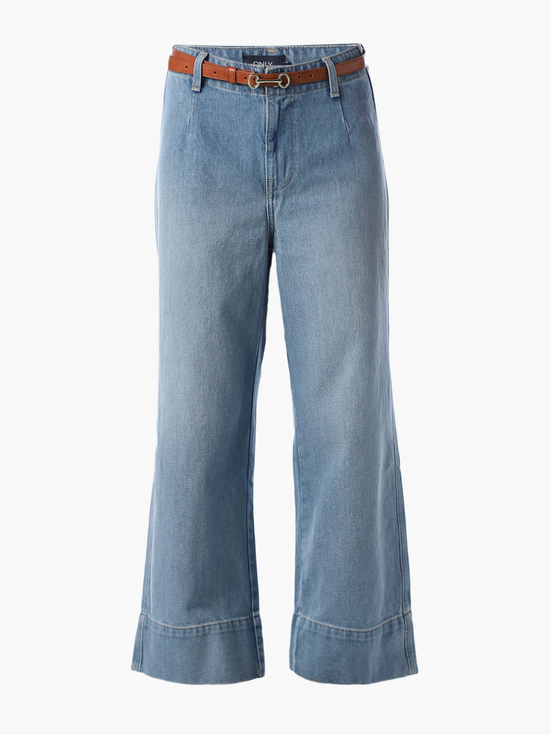 Belted Wide Leg Jeans