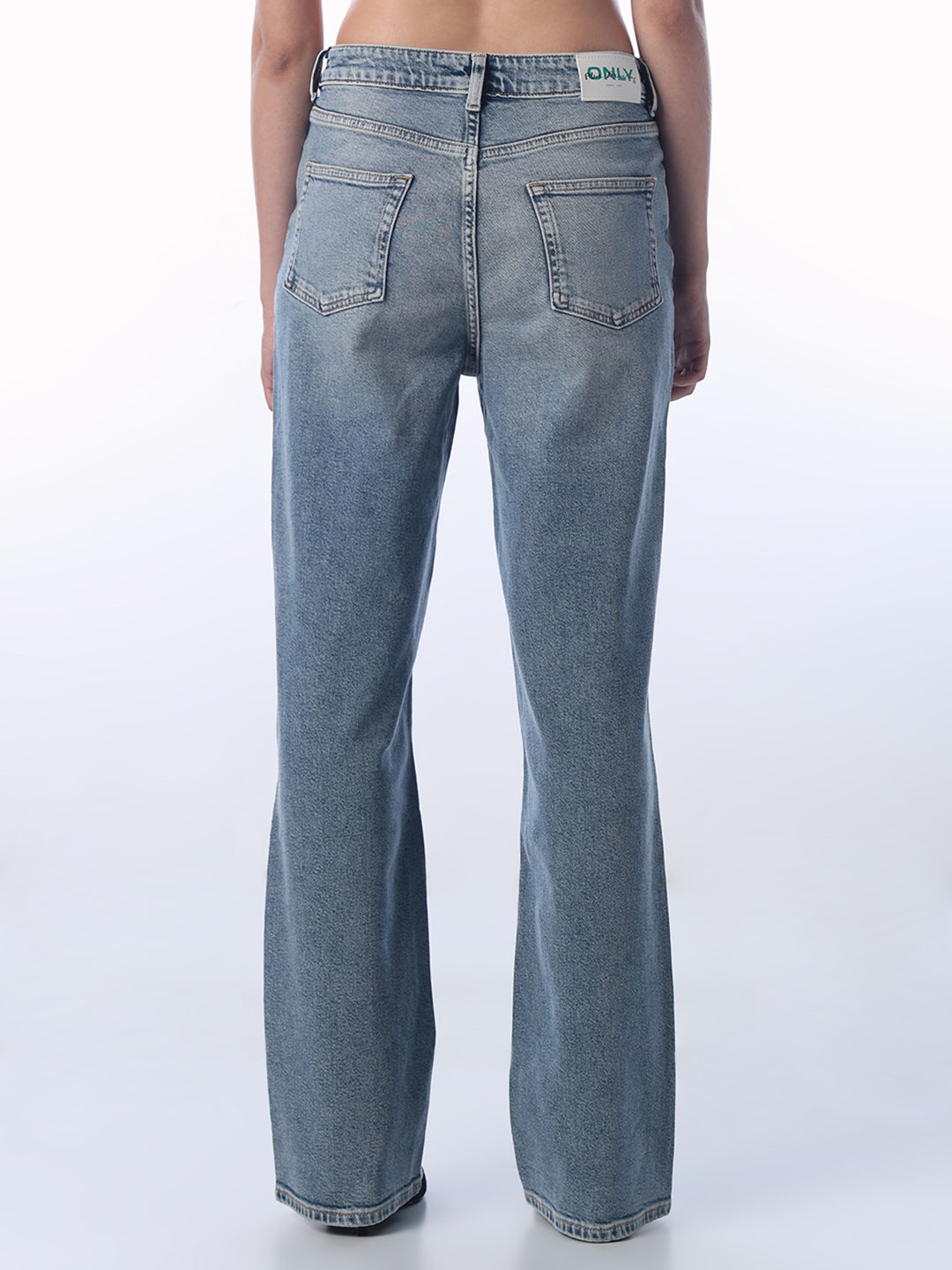 Vintage Washed Straight Fit Jeans