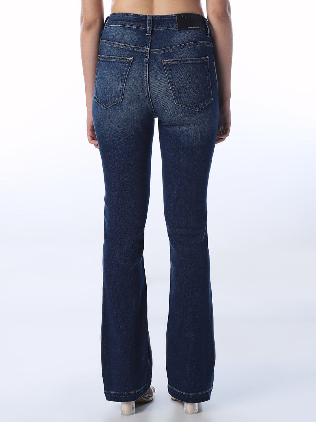 Flared Dark Washed Jeans