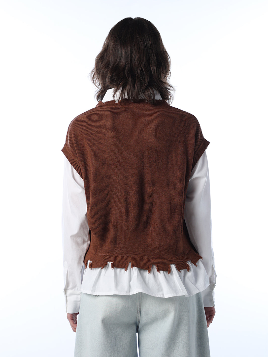 Varsity Patch Layered Shirt
