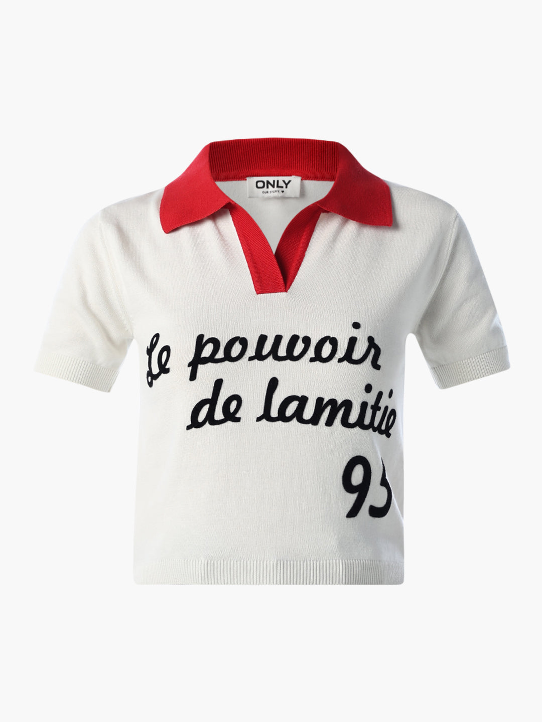 Contrast Tipping Printed Polo