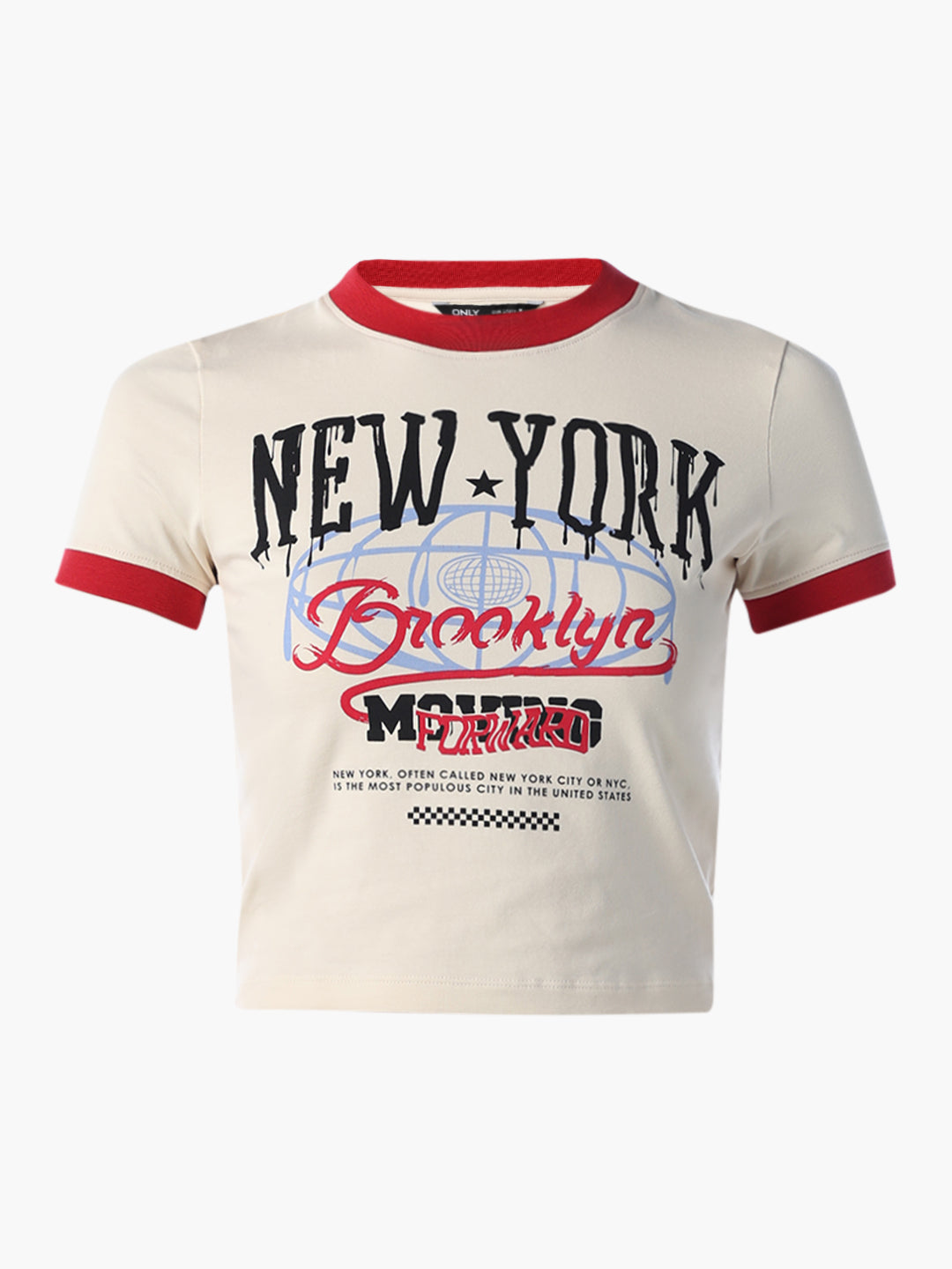 Printed Cropped T-shirt