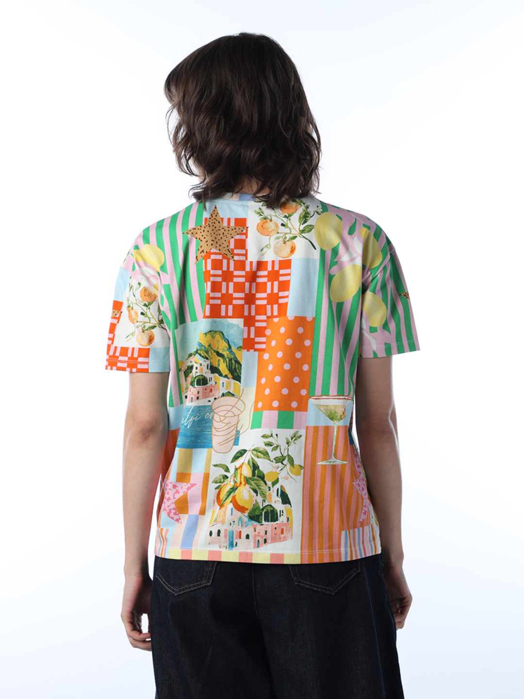 Regular Fit Cotton T-shirt - Multi-Colour