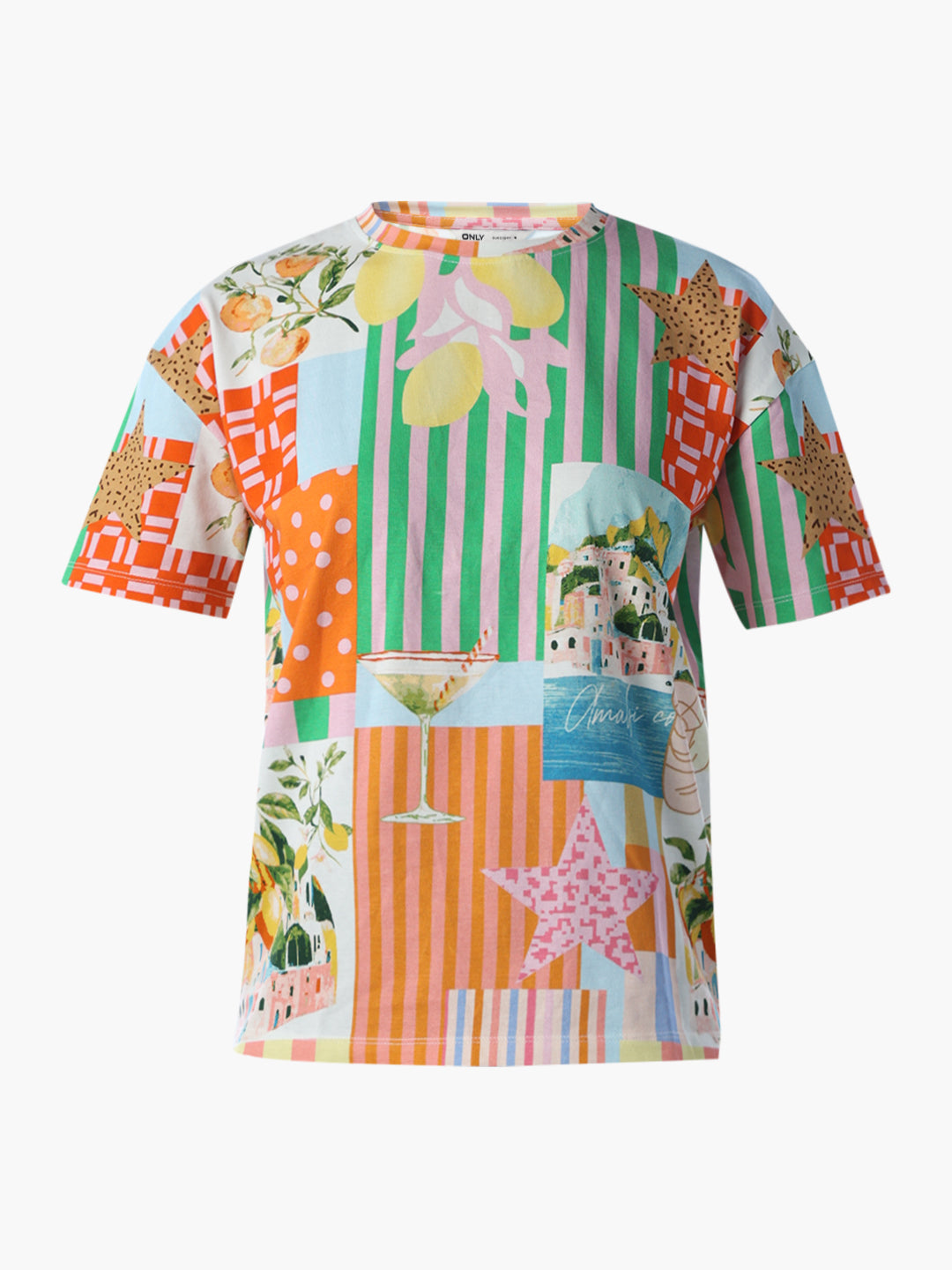 Regular Fit Cotton T-shirt - Multi-Colour