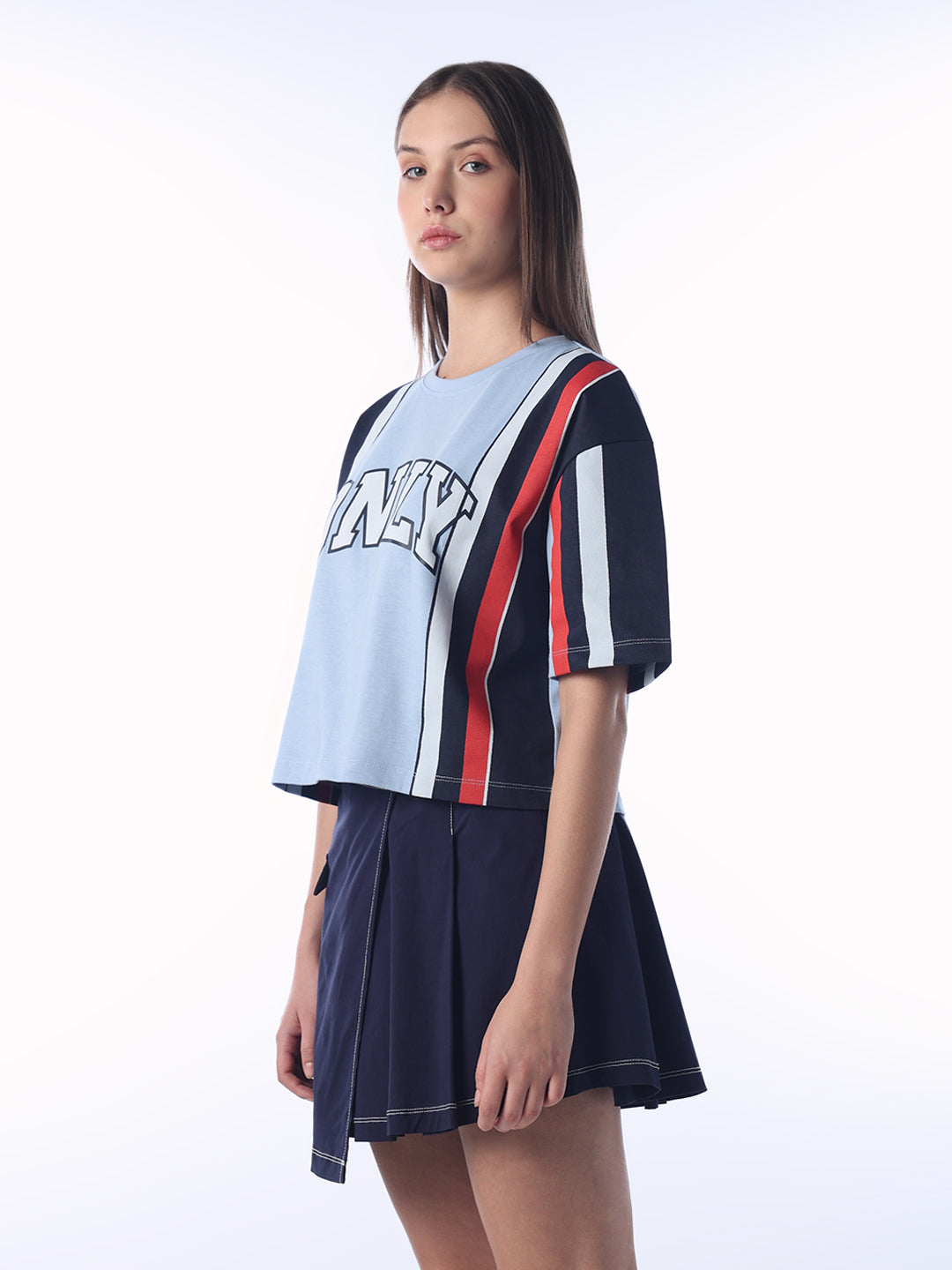 Drop Shoulder Printed T-shirt