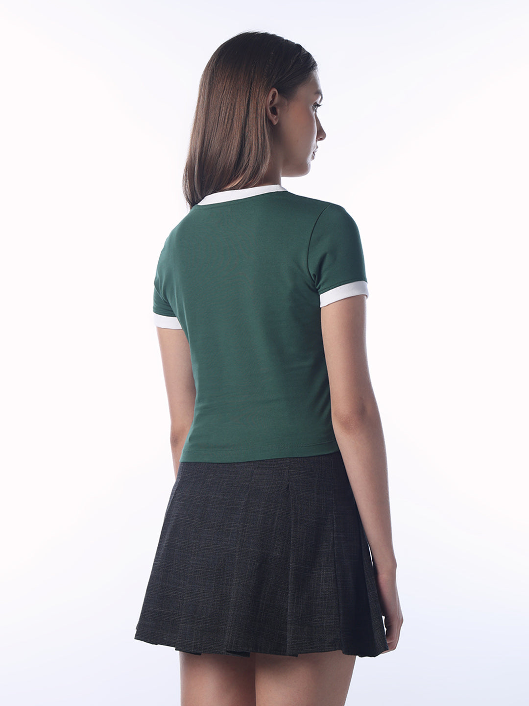 Printed Cropped T-shirt