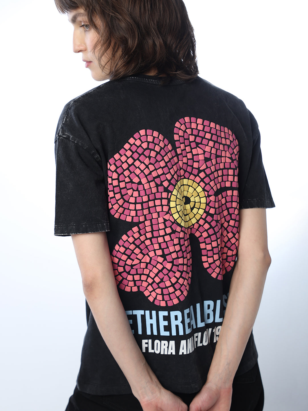 Washed Cotton T-shirt - XS