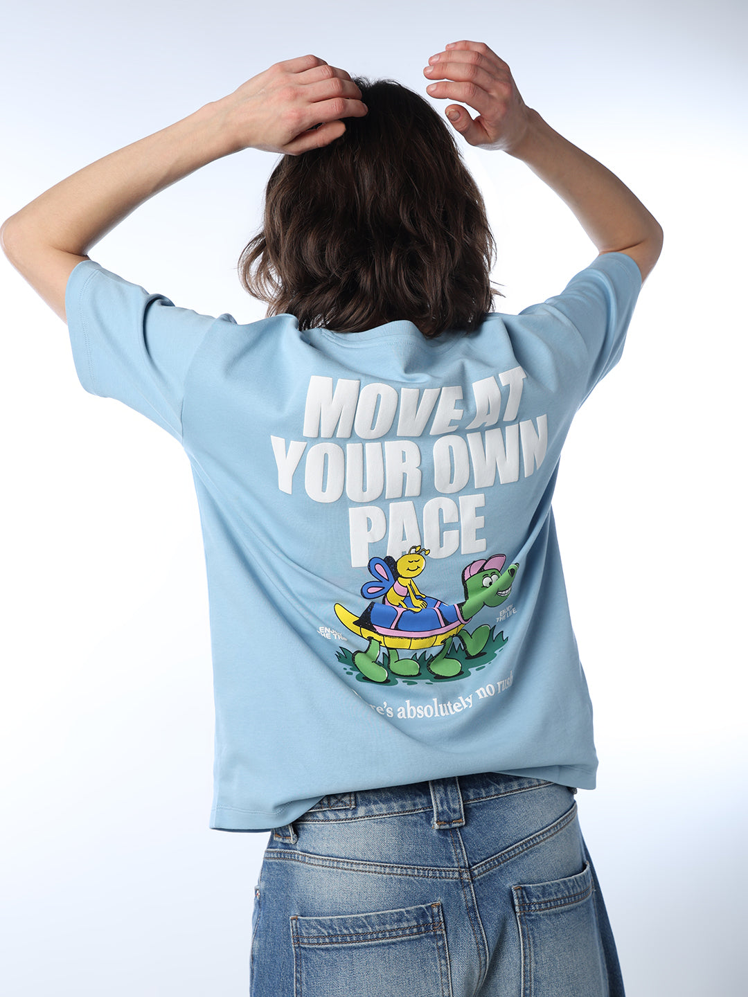 Blue Printed T-shirt