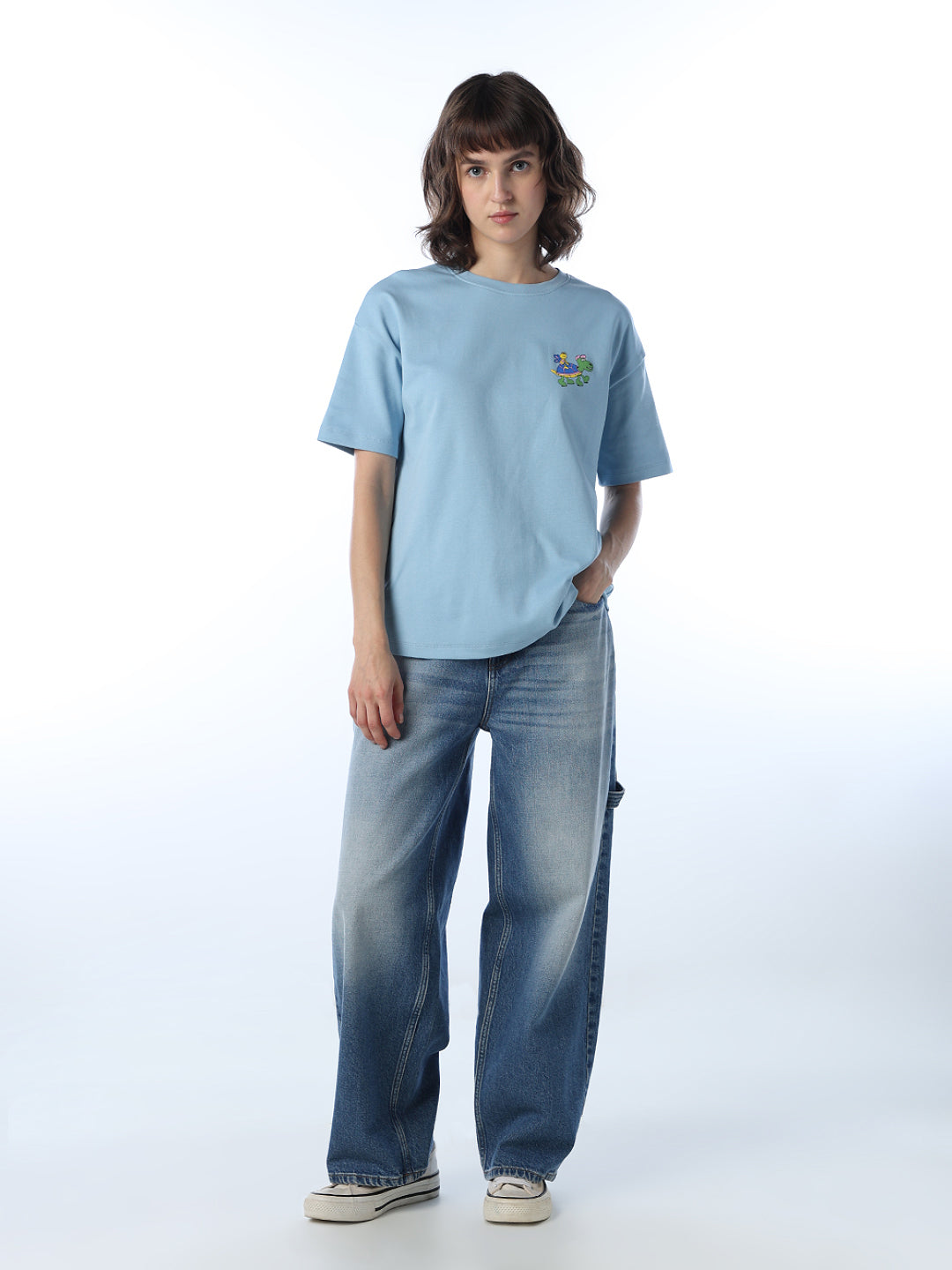 Blue Printed T-shirt