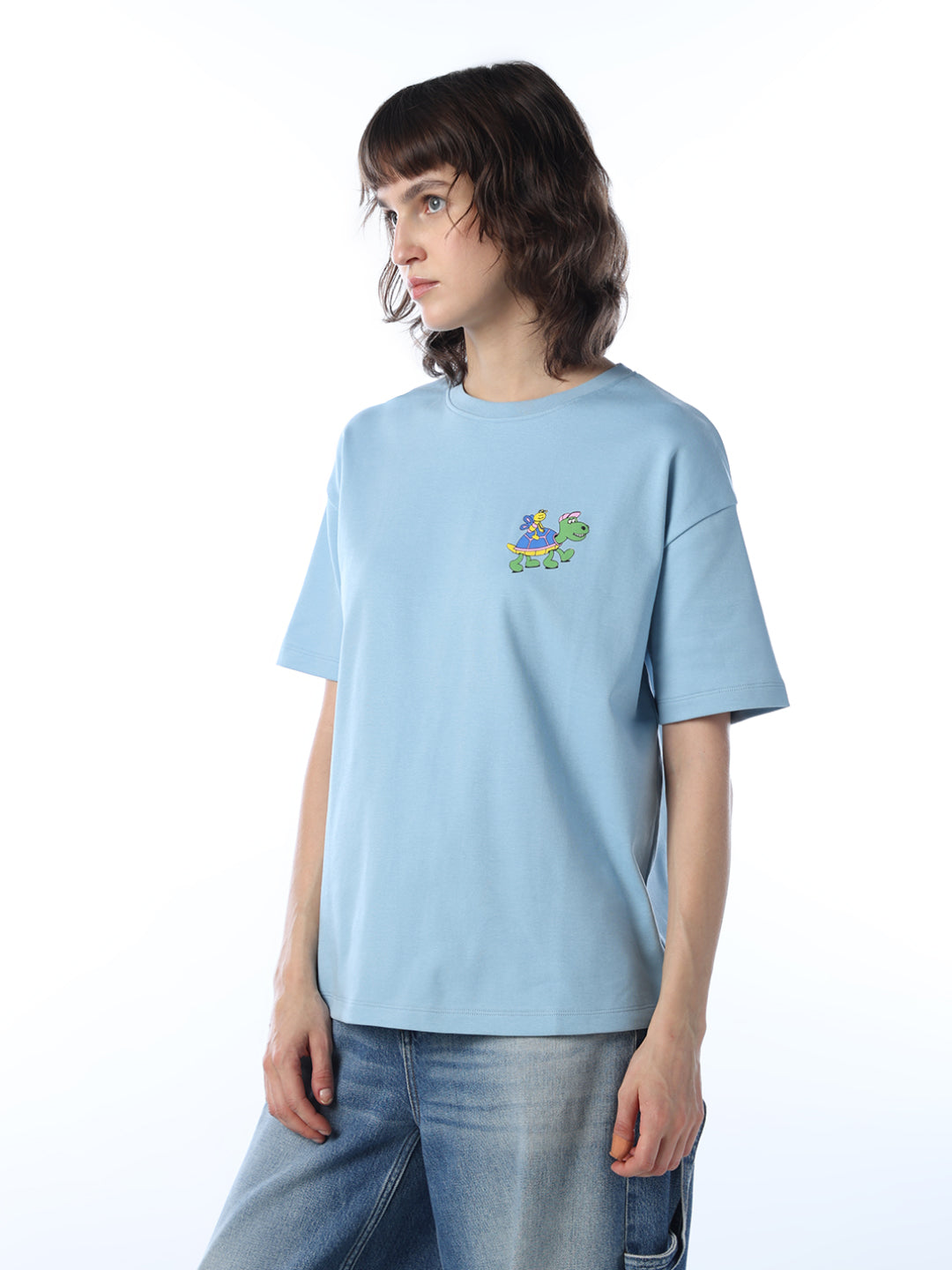 Blue Printed T-shirt