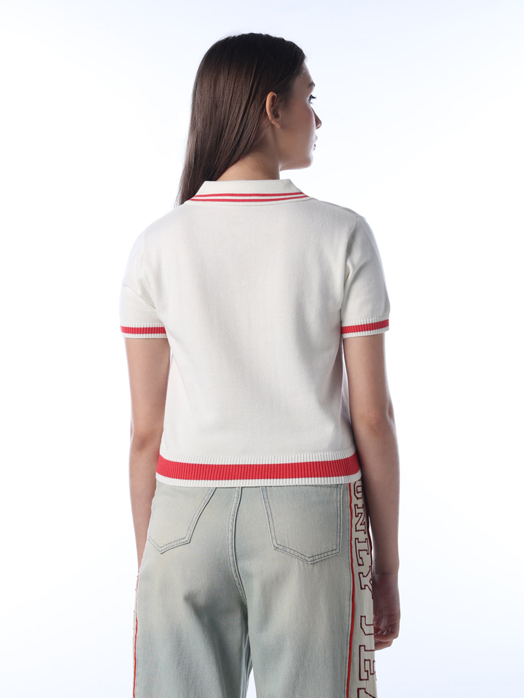 Varsity Knitted Cotton Polo