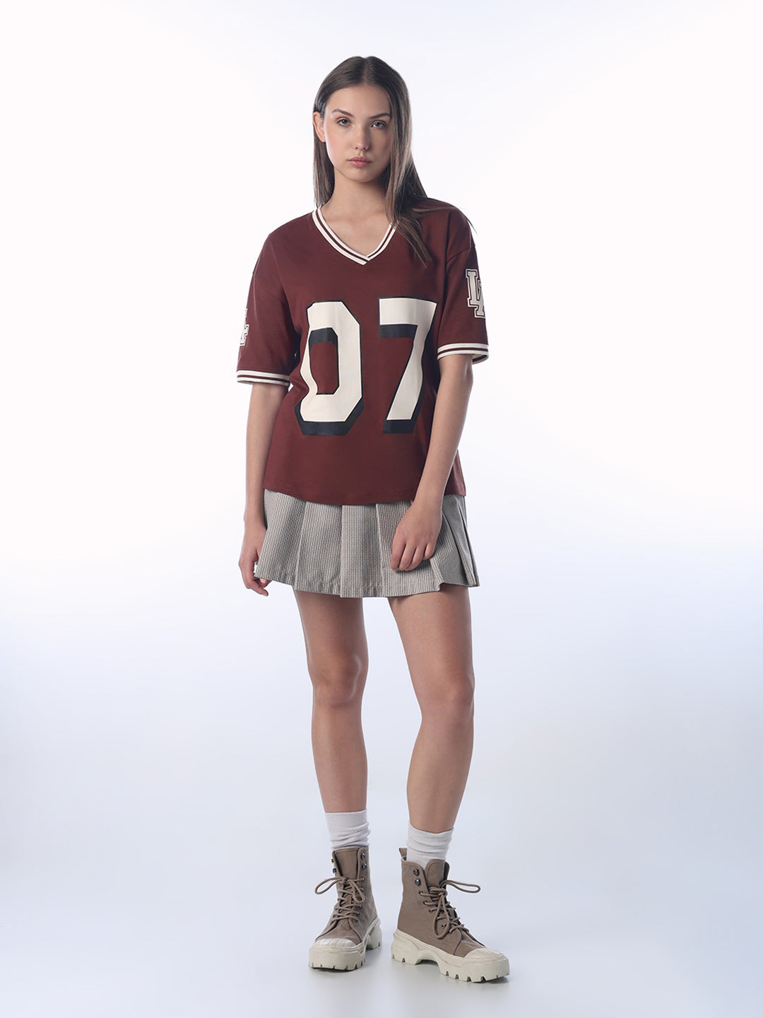 Varsity Printed Oversized T-shirt