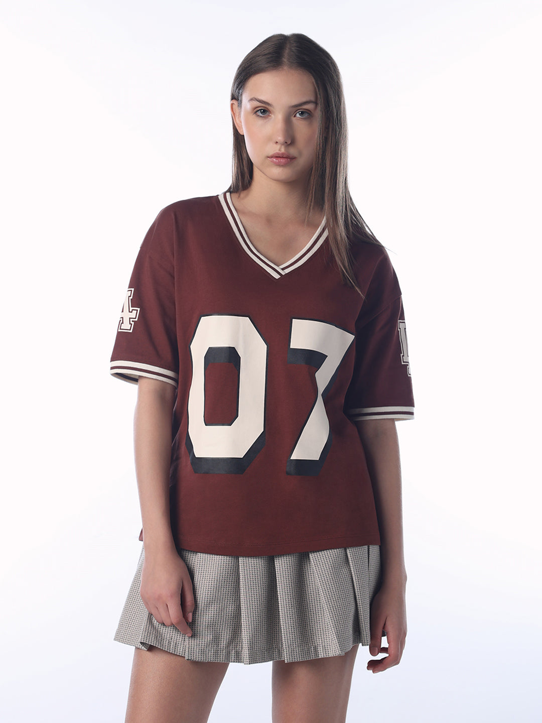 Varsity Printed Oversized T-shirt