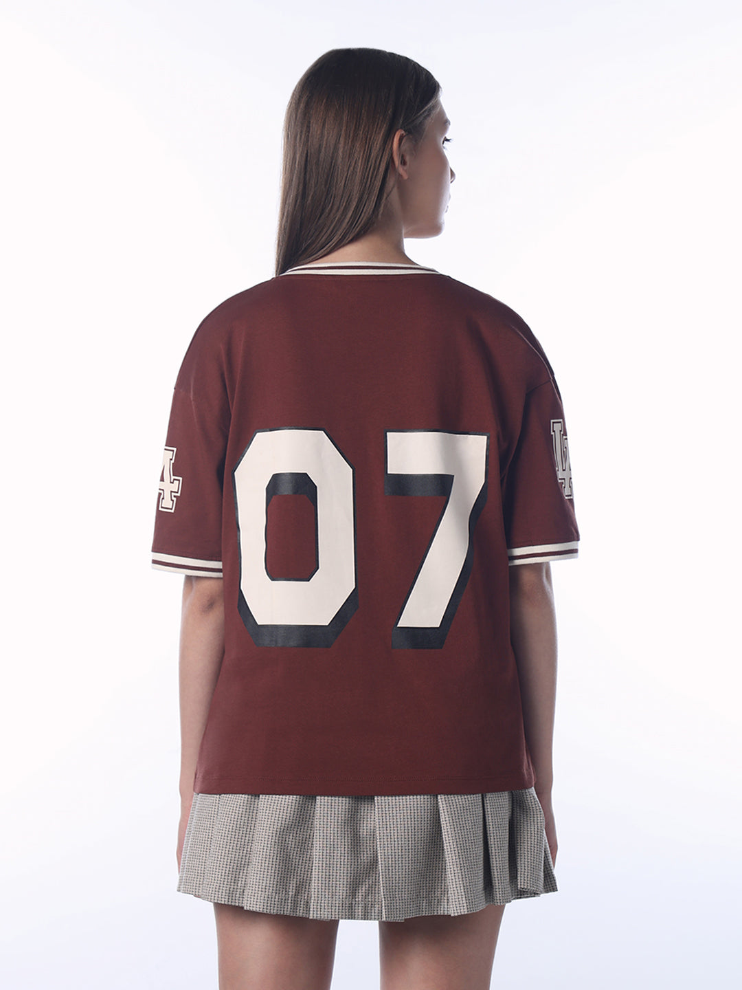 Varsity Printed Oversized T-shirt