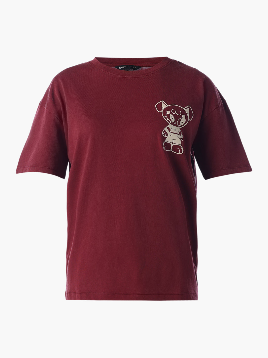 Graphic Print Drop Shoulder T-Shirt