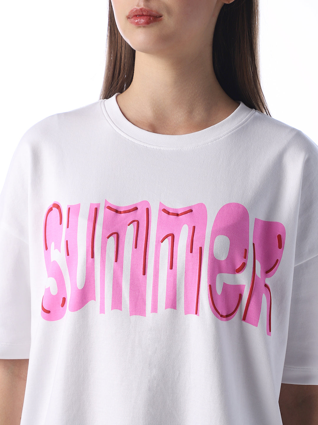 Printed Cotton Oversized T-shirt