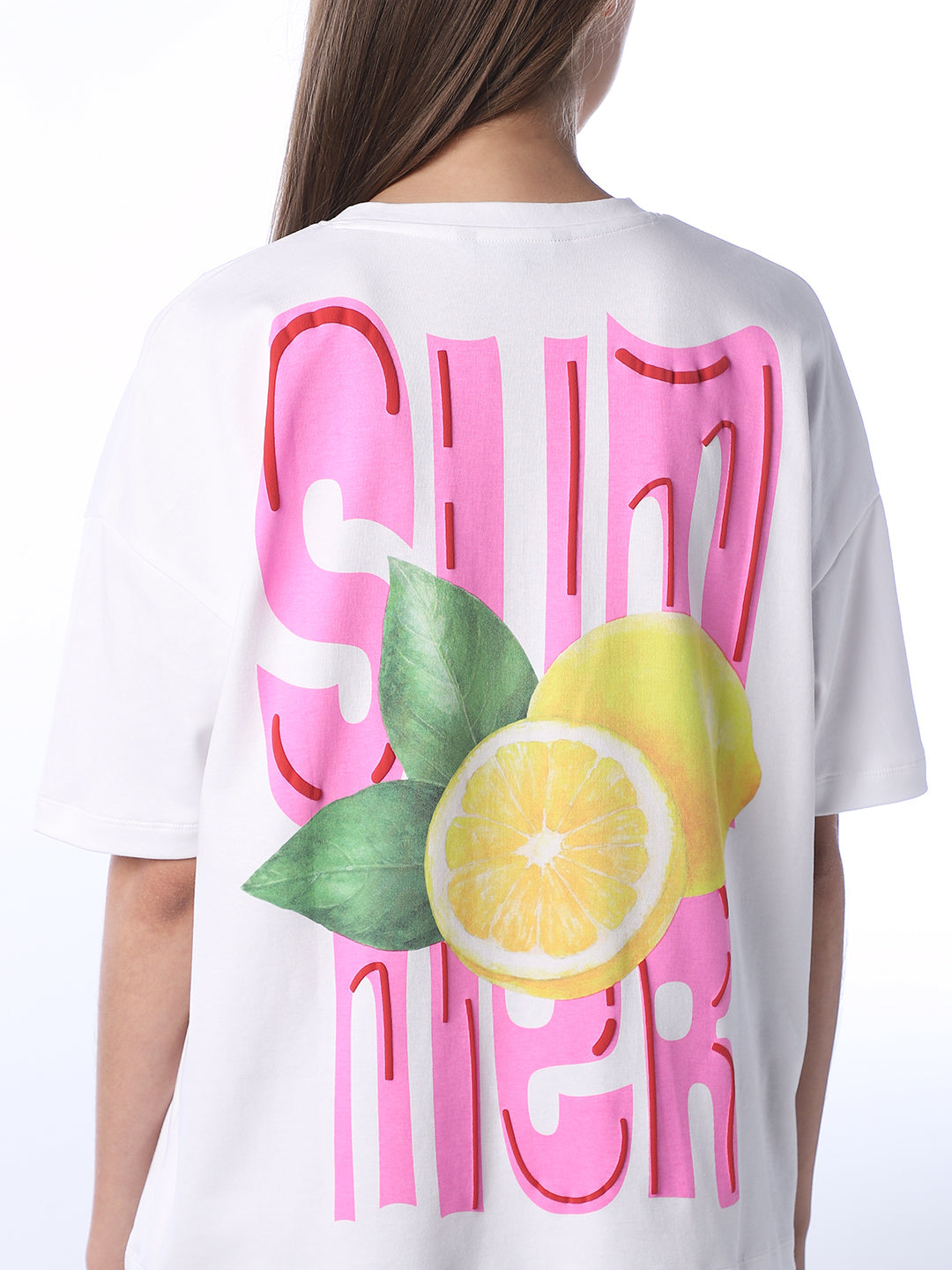 Printed Cotton Oversized T-shirt