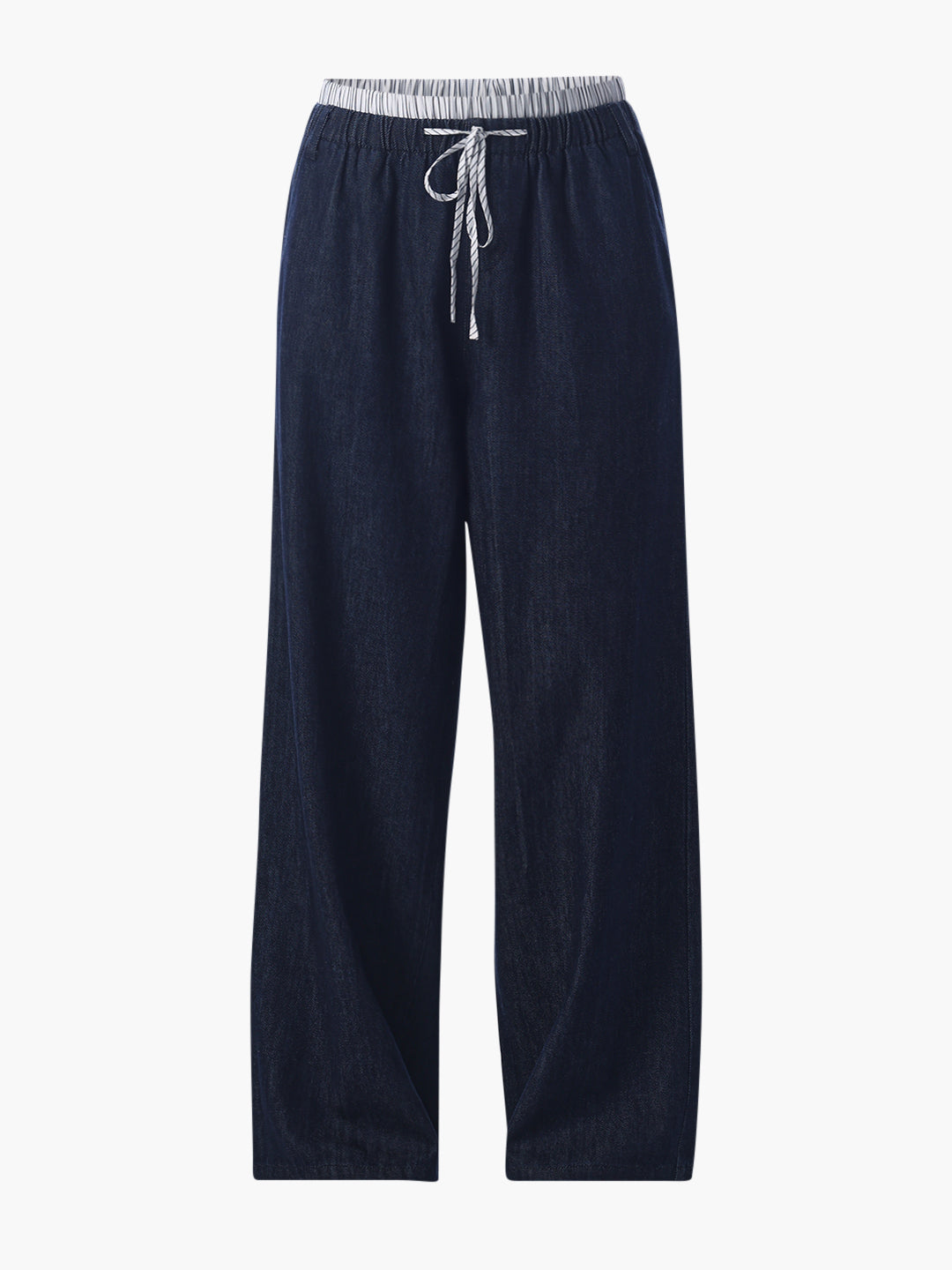 Dark Wash Loose Fit Denim Pants