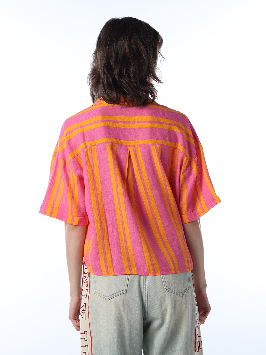 Striped Colourblocked Shirt