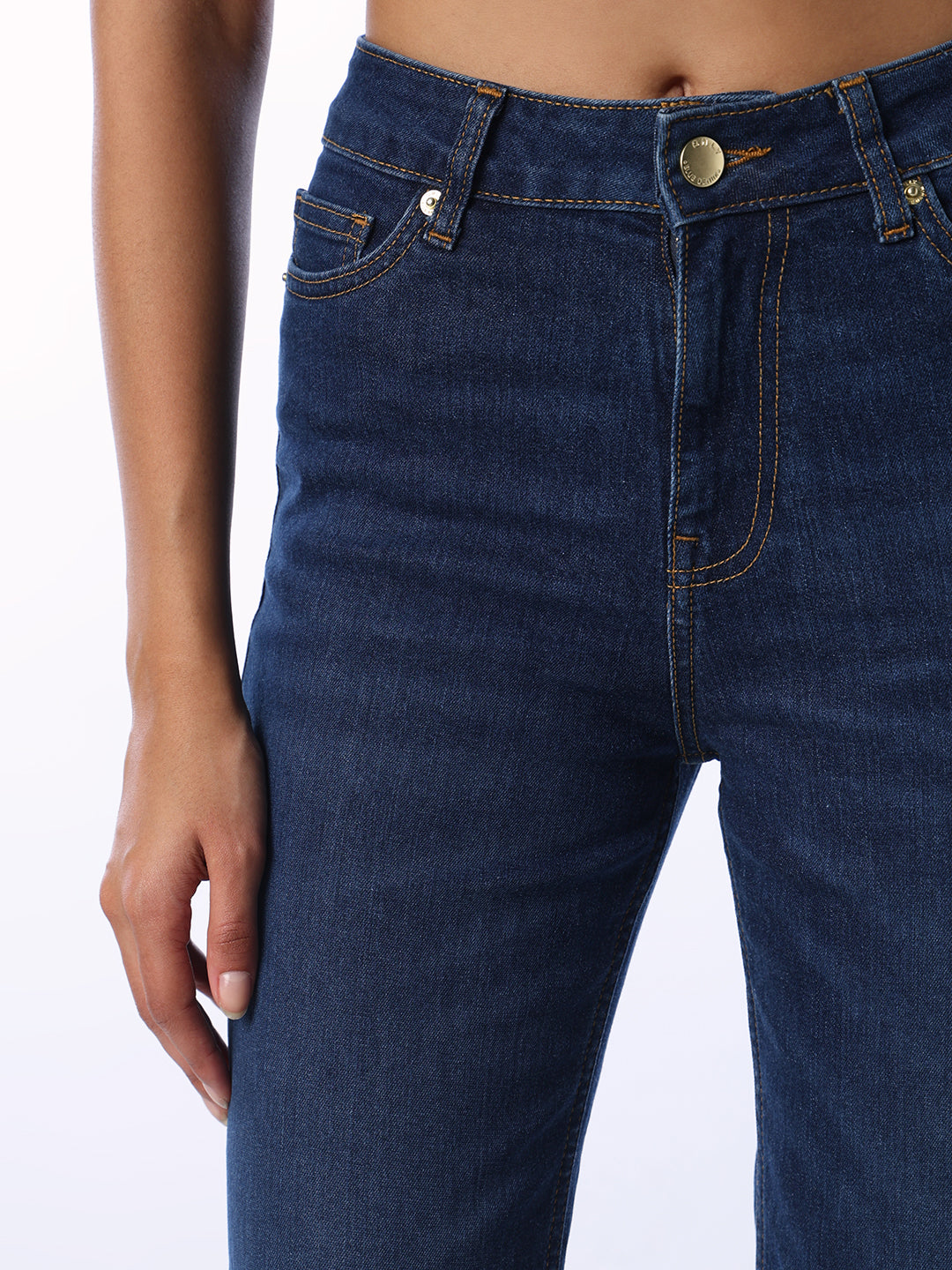 Dark Wash Troy Straight Fit Jeans