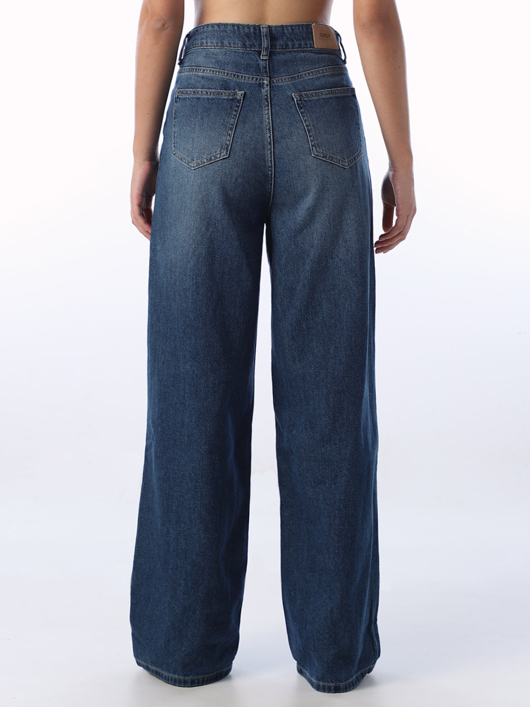 Blue Wide Leg Jeans