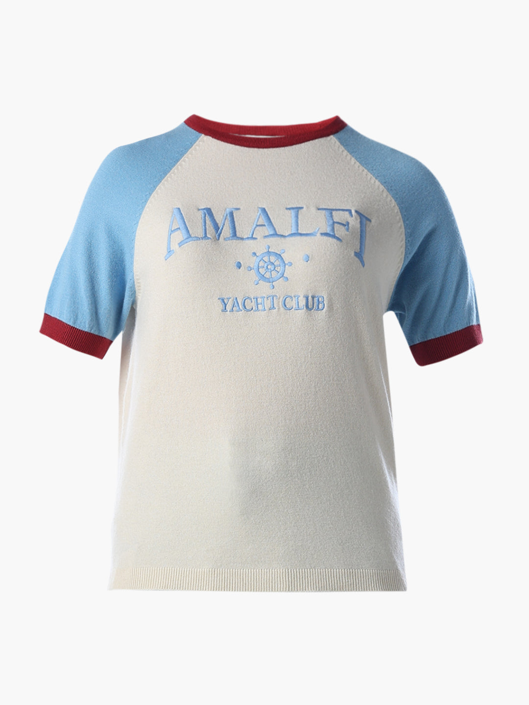 Textured Graphic Knit T-SHIRT