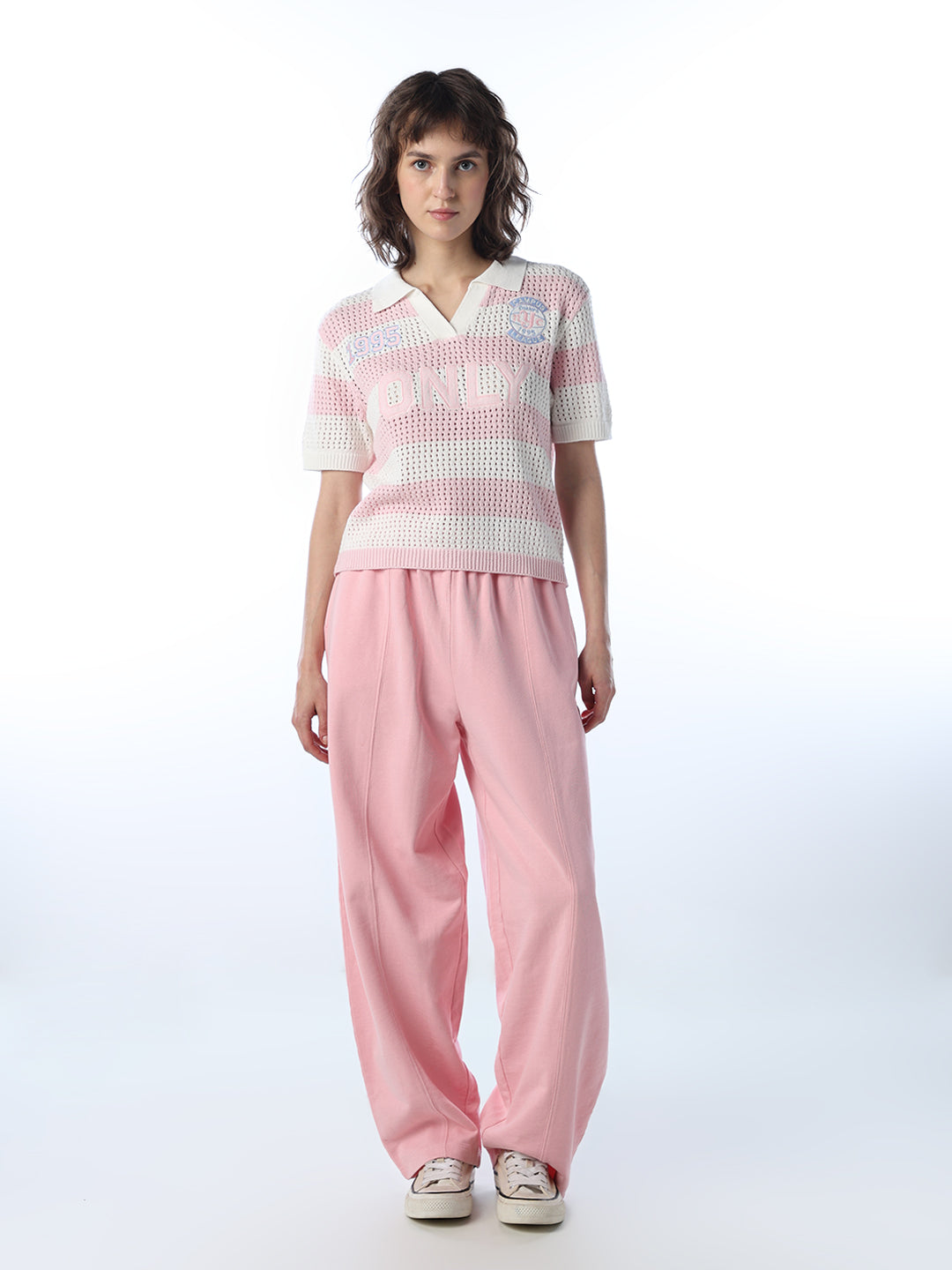 Colourblocked Varsity Knit Polo