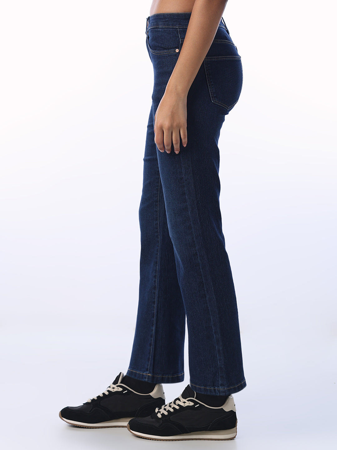 Dark Blue Tulga Flared Jeans