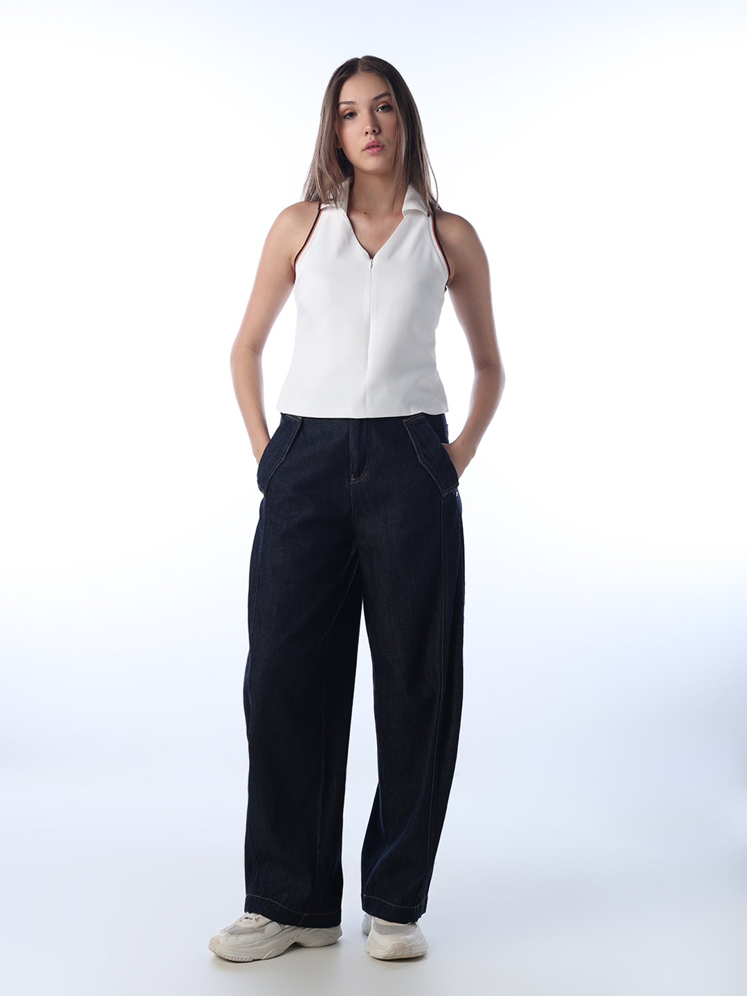 Sleeveless Slim Fit Polo