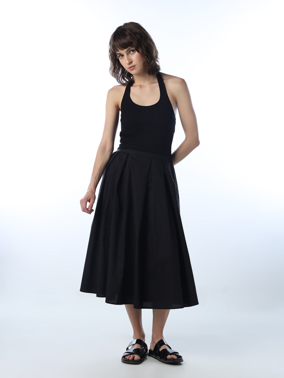 Black Halter Neck Top