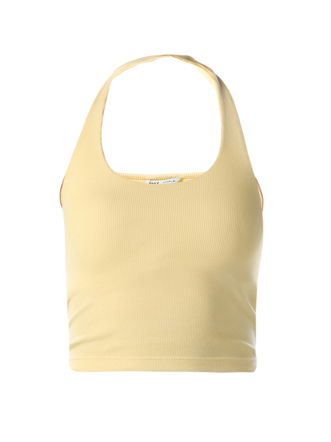 Yellow Halter Neck Top