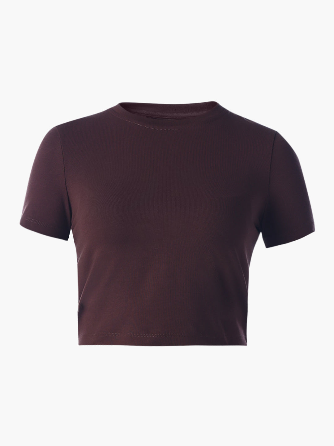 Basic Snug Cropped T-Shirt