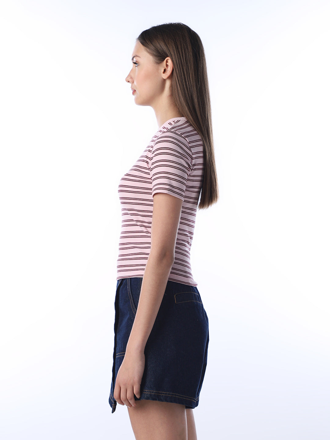 Ribbed Striped T-shirt