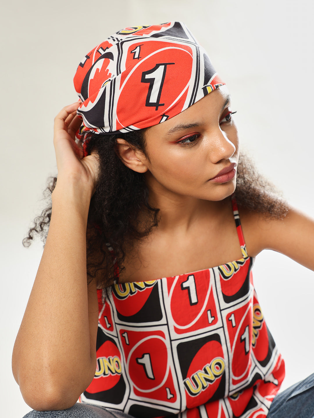 UNO X ONLY Printed Scarf
