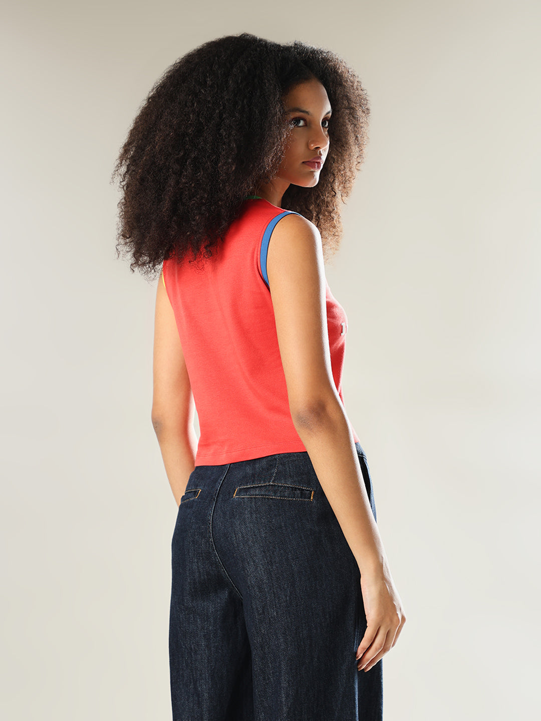 UNO X ONLY Red Sleeveless T-shirt