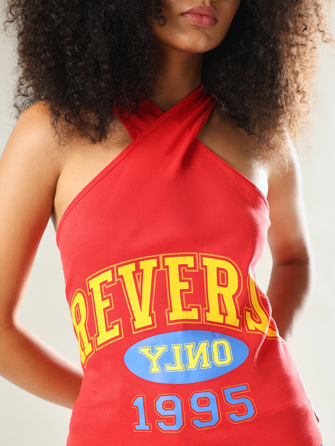 UNO X ONLY Reverse Halter Top