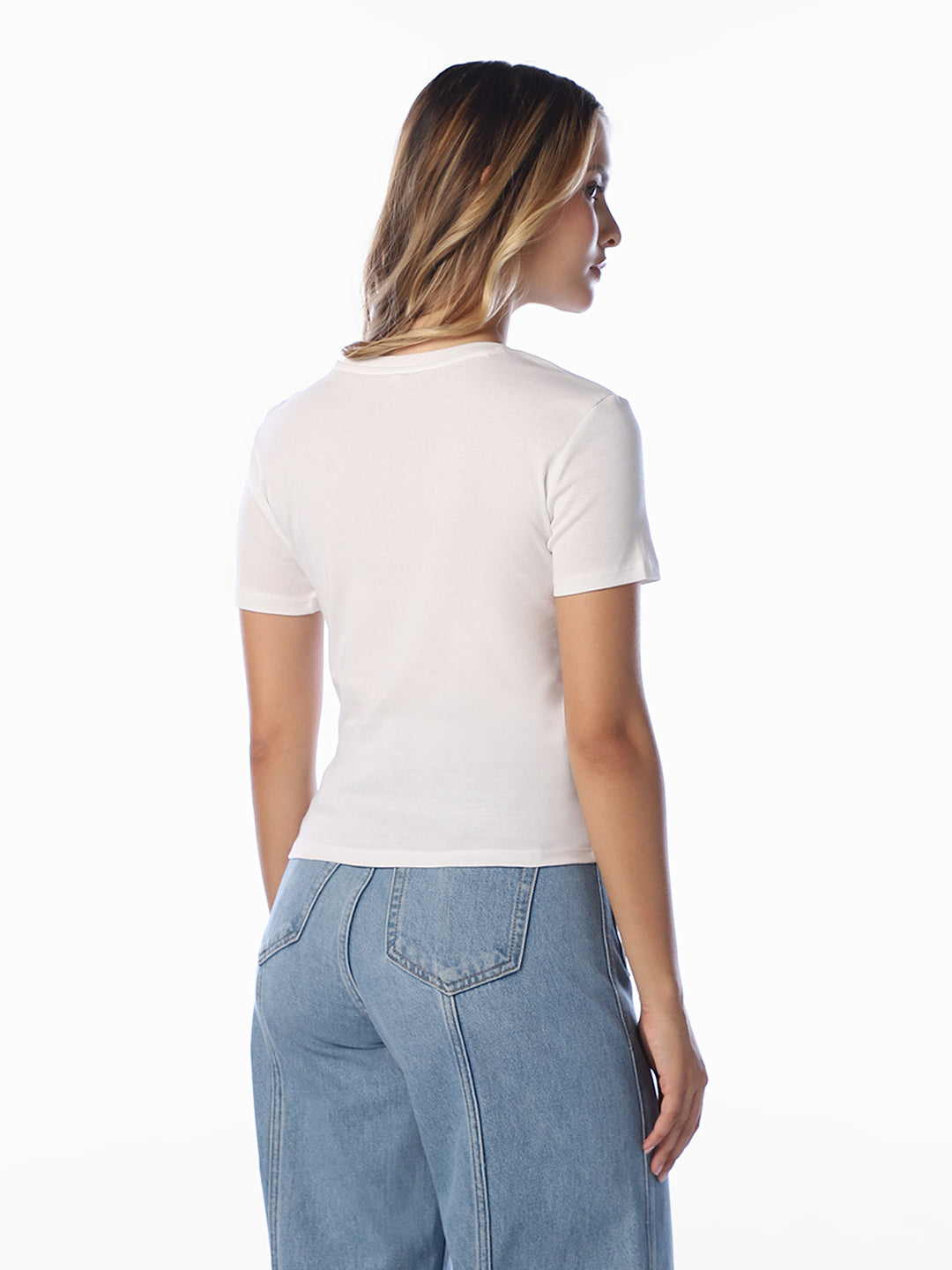 White Printed T-shirt