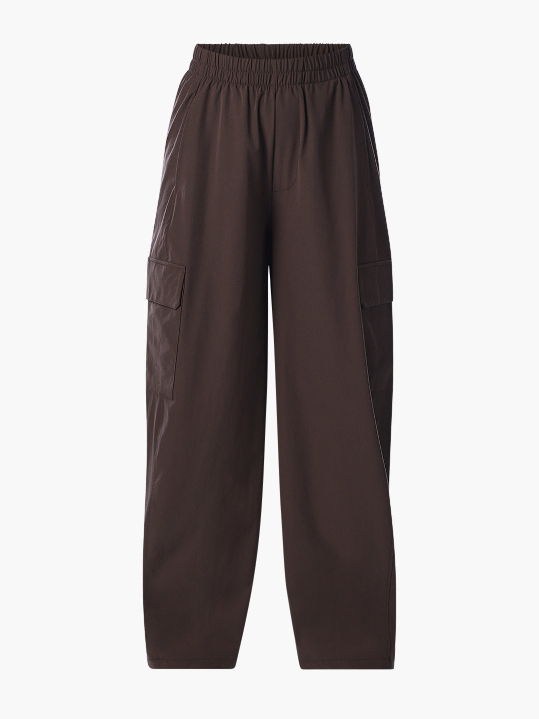 Dark Brown Barrel Pants