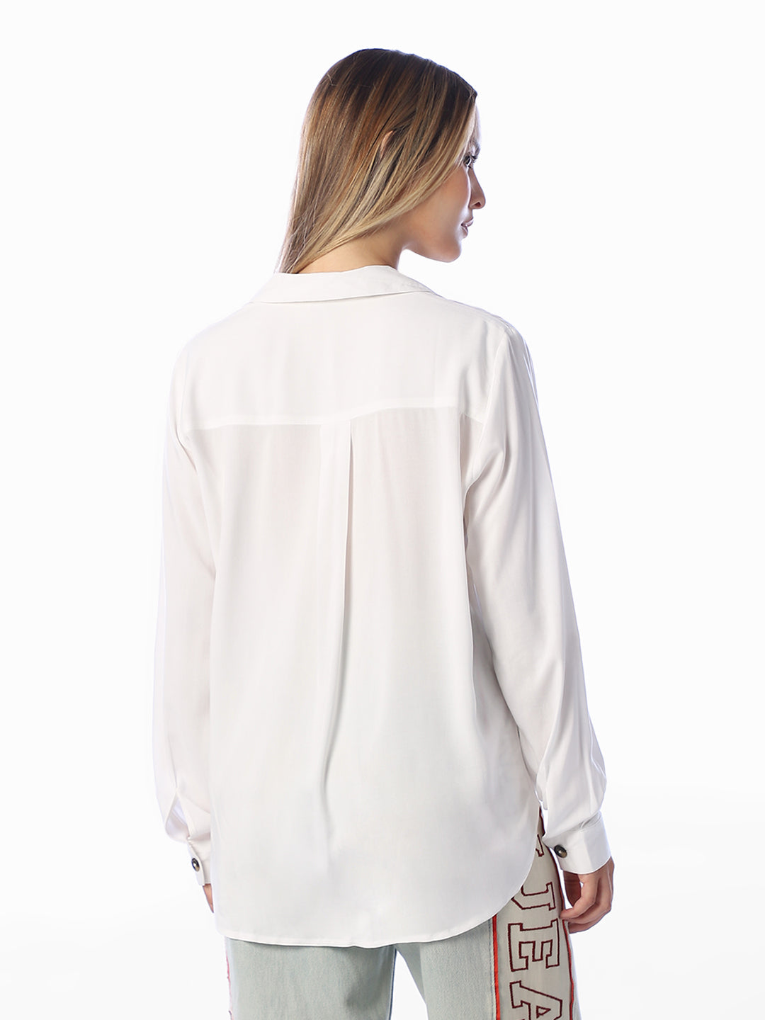 White Regular Fit Shirt