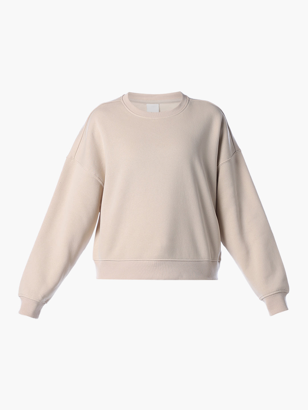 Beige Relaxed Fit Sweatshirt