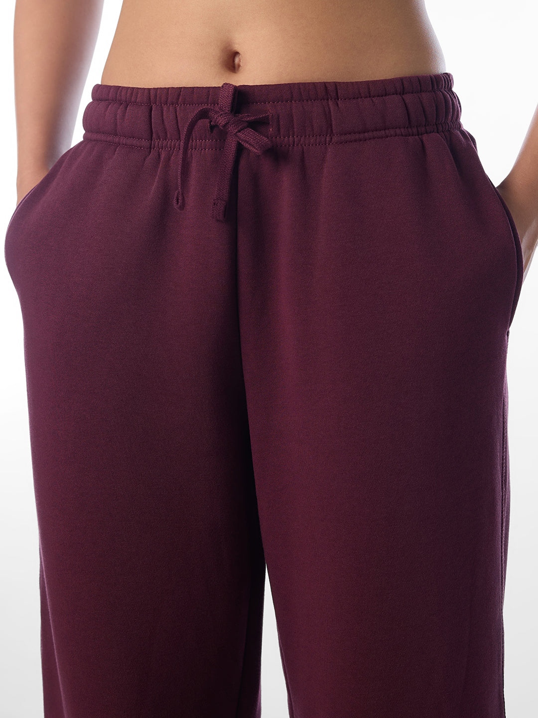 Maroon Regular Fit Sweatpants