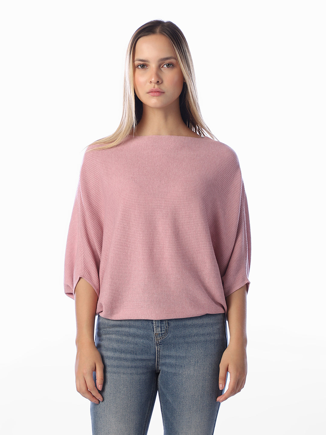 Pink Bat Sleeve Pullover