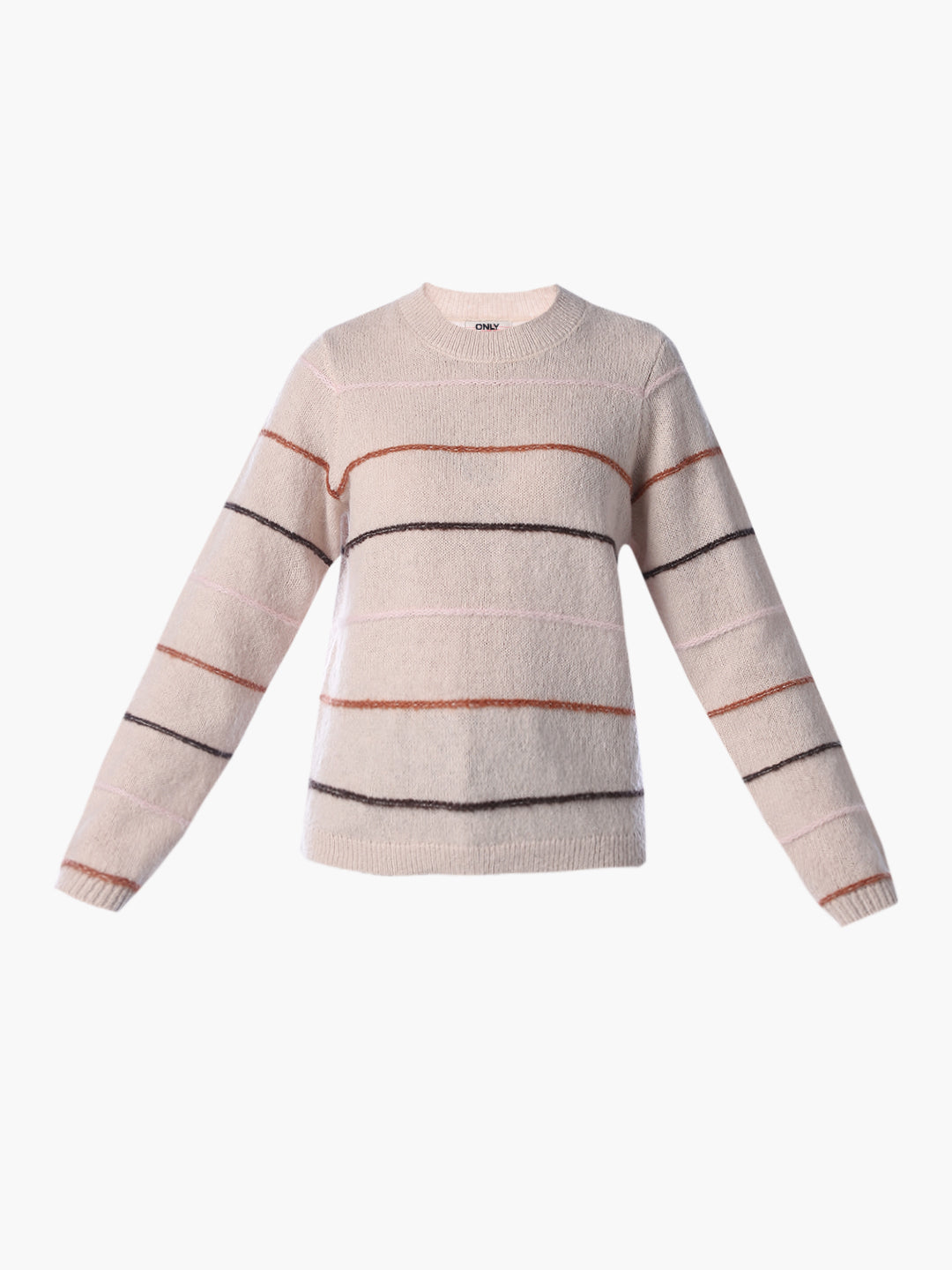 Beige Structured Pullover