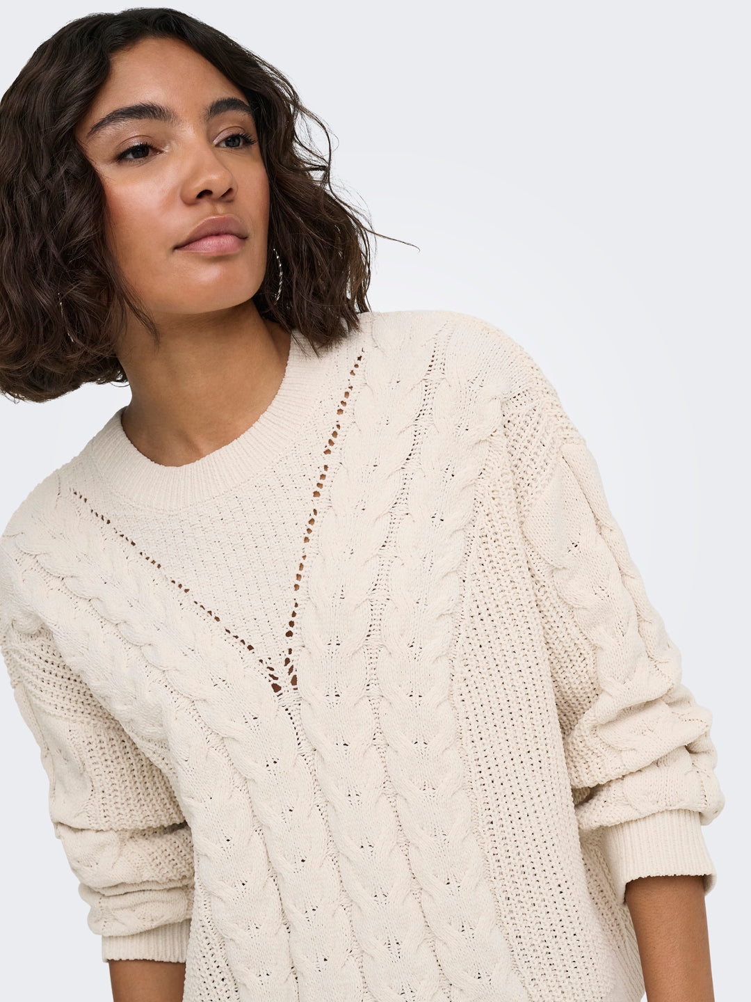 Off-White O-Neck Sweater