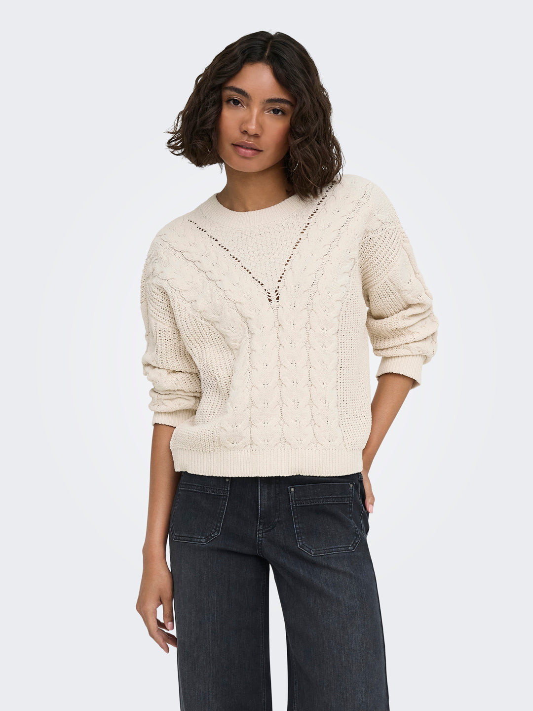 Off-White O-Neck Sweater