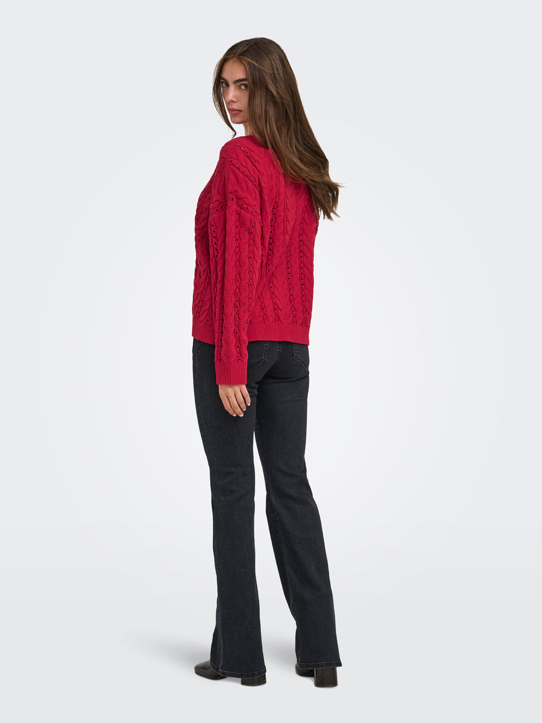 Red O-Neck Sweater