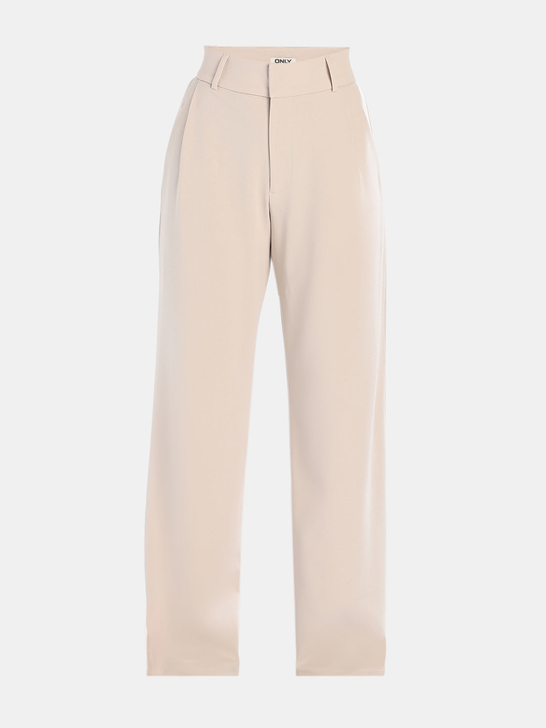 Beige Regular Fit Pants