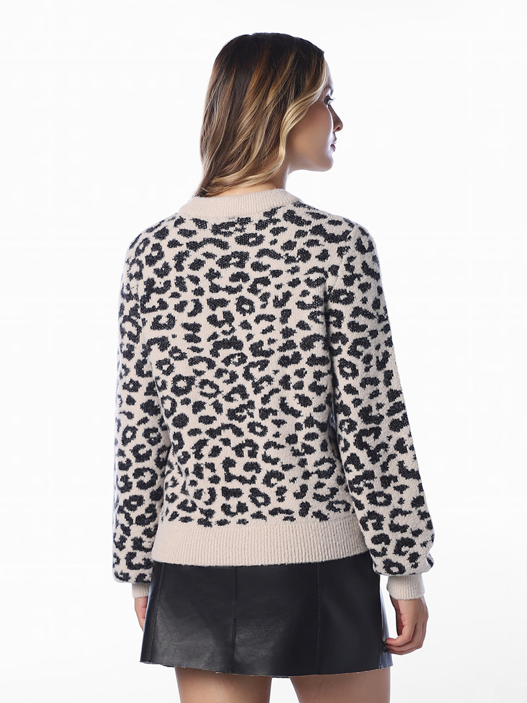 Animal Print Pullover