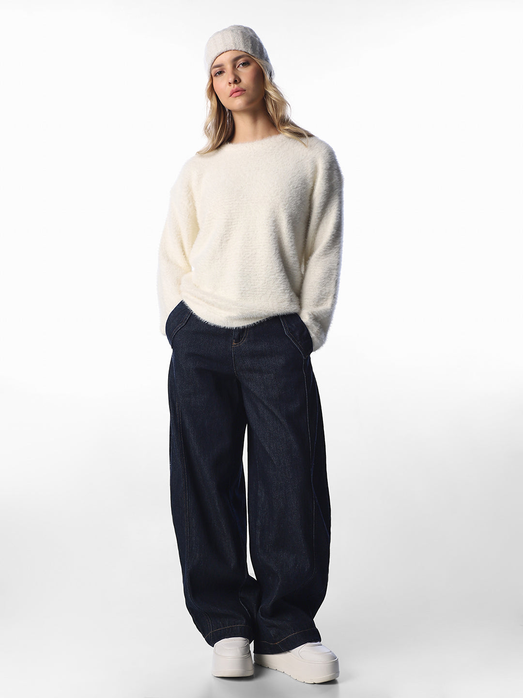 Fluffy Knit Pullover